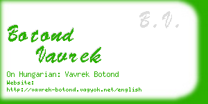 botond vavrek business card